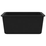 Granite Kitchen Sink Single Basin Black 142960