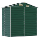 Garden Shed Green Galvanised Steel 191 x 130 x 198 cm Garden Shed 3188231