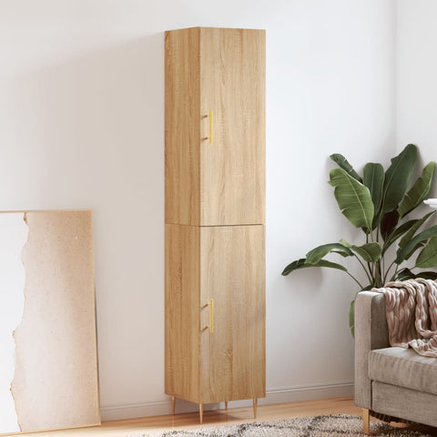 Highboard Sonoma Oak 34.5x34x180 cm Engineered Wood 3198780
