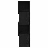 Corner Cabinet 25.5x25x102cm Engineered Wood Black Oak 889806