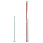 Patio Retractable Side Awning 170x300 cm Red 48367