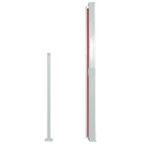 Patio Retractable Side Awning 170x300 cm Red 48367