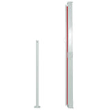 Patio Retractable Side Awning 170x300 cm Red 48367