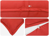 Cushion Cover 12 pcs HOUTEN Red 40 x 80 cm Polyester 918312