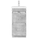 Bathroom Vanity with Sink Concrete Grey 42 x 40 x 84.5 cm 890699