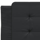 Bed Frame without Mattress "Zadar" Black 90x200 cm Faux Leather 3208156