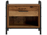 Bedside Cabinet 2 pcs Old Wood 40 x 30 x 50 cm Engineered Wood 8013503
