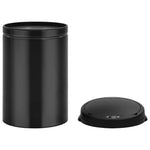 ZNTS Automatic Sensor Dustbin 30 L Carbon Steel Black 322698