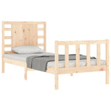 Bed Frame without Mattress 90x200 cm Solid Wood Pine 3192801