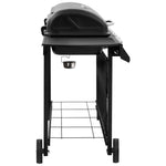 Gas BBQ Grill with 6 Burners Black 48551