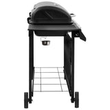 Gas BBQ Grill with 6 Burners Black 48551