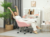 46-56 cm Teddy Fleece Office Chair - Pink T3398P377438