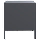 Bedside Cabinets 2 pcs Anthracite 35x39x43.5 cm Steel 851249