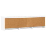 TV Cabinet 168 x 33 x 47 cm White Engineered Wood 8011179