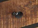 Sideboard 85x30x80 cm Rough Mango Wood 320486