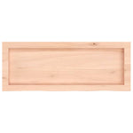 Bathroom Countertop 80x30x cm Untreated Solid Wood 3156019