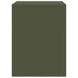Wall Cabinet for Garage with Gas-lift Door Olive green 883267
