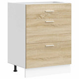 Kitchen Base Cabinet Lyon Sonoma Oak Engineered Wood 854252