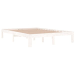 Bed Frame without Mattress White 135x190cm Double 810341