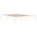Bed Frame without Mattress White 135x190cm Double 810341