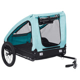 Pet Bike Trailer Blue and Black 92595