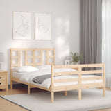 Bed Frame without Mattress 120x200 cm Solid Wood 3193916