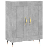 Highboard Concrete Grey 69.5x34x180 cm Engineered Wood 3189937