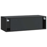 Wall-Mounted TV Cabinet Black 99 x 41 x 30 cm Engineered Wood 898186