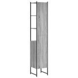 Bathroom Cabinet Grey Sonoma 33x33x185.5 cm Engineered Wood 842474