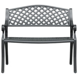 Garden Bench Black Cast aluminium, cast iron Medium Durable 317748