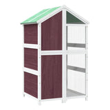 Bird House Mocha 97x81x152 cm Solid Wood Pine 172260