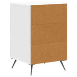 Bedside Cabinet with Drawer High Gloss White 43 x 41 x 66.5 cm 895479