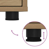 Bedside Table Artisan Oak 30.5 x 30 x 43 cm Engineered Wood 888815