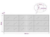 Gabion with 3.5 mm Wire and 5x5 cm Mesh 300x10x150 cm 3462072