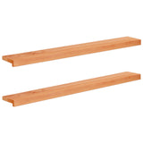 Window Sills 2 pcs Varnished 110 x 20 x 2 cm Solid Beech Wood 42048219