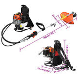 Brush Cutter Backpack Design Orange 52 cc 1.45 kW 4005033