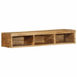 Wall-mounted TV Cabinet 100x30x19 cm Solid Rough Wood Mango 4017479
