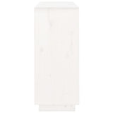 Sideboard White 104.5x34x80 cm Solid Wood Pine 814390
