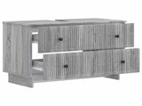 Bathroom Sink Cabinet EDE Grey Sonoma 82 x 41x 59 cm 895921