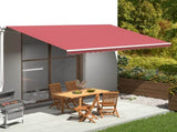 Replacement Fabric for Awning Burgundy Red 5x3 m 311971