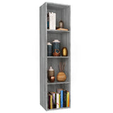 Book Cabinet/TV Cabinet Grey Sonoma 36x30x143 cm Engineered Wood 815247