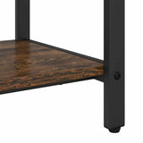 Coat Rack Smoked Oak 75 x 34 x 184 cm Engineered wood 879955