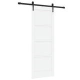 Sliding Door ORKDAL White 73.5 x 198.5 cm Solid Pine Wood 3333775