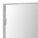 Mirror High grey sonoma 80 x 37 cm Glass and Engineered Wood 863304