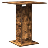 Bistro Table Smoked Oak 60x60x75 cm Engineered Wood 815102