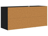 Sideboard Black Oak 100 x 33 x 59.5 cm Engineered Wood 881140