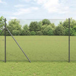 Welded Wire Fence Grey 1.5 x 50 m Steel 42005261
