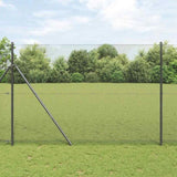 Welded Wire Fence Grey 1.6 x 25 m Steel 42005229