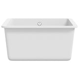 Granite Kitchen Sink Single Basin White 144869