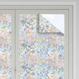 Window Films 3 pcs Frosted 3D Rainbow Pattern PVC 3208987